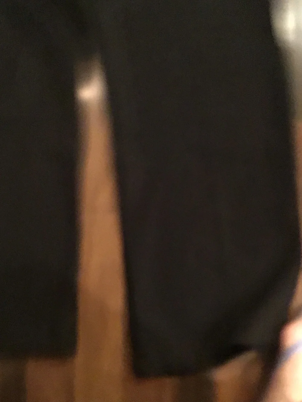 Zara Black Relaxed Elastic-Waist Dress Pants